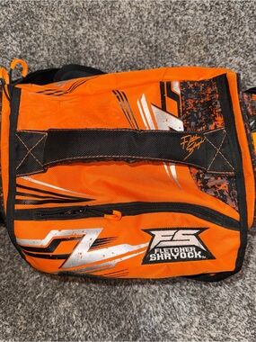 Spiderwire Fletcher Shryock Orange Black Heavy Duty Soft Sided Tackle Bag
